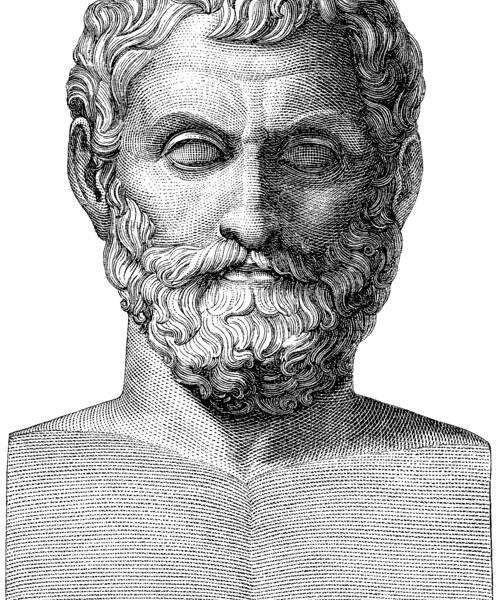 Portrait by Wilhelm Meyer, based on a 4th-century bust. Public domain via Wikimedia Commons.